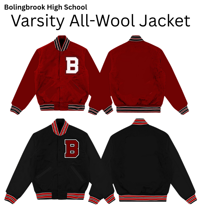 Varsity All-Wool Letter Jacket - Bolingbrook High School