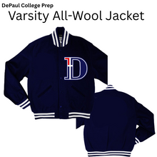 Load image into Gallery viewer, Varsity Athletes All-Wool Letter Jacket - DePaul College Prep
