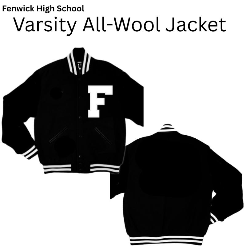 Varsity All-Wool Letter Jacket - Fenwick High School