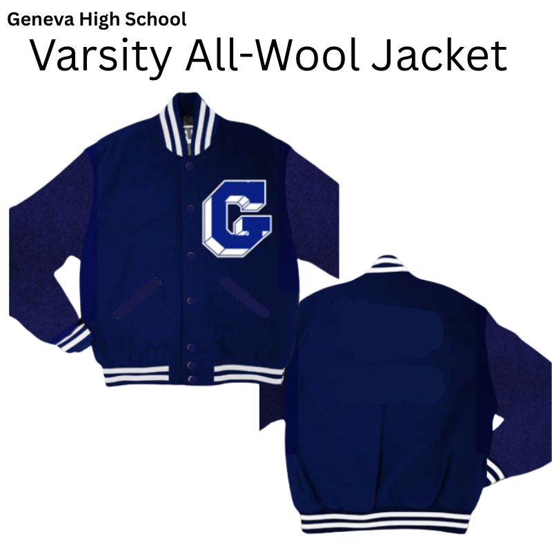 Varsity All-Wool Letter Jacket - Geneva