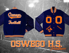 Load image into Gallery viewer, Oswego High School Letter Jacket
