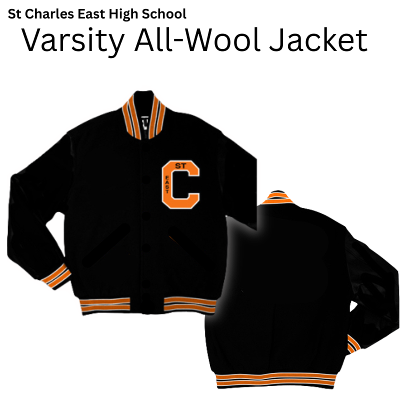 Varsity All-Wool Letter Jacket - St Charles East High School