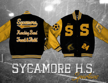 Load image into Gallery viewer, Sycamore High School Letter Jacket
