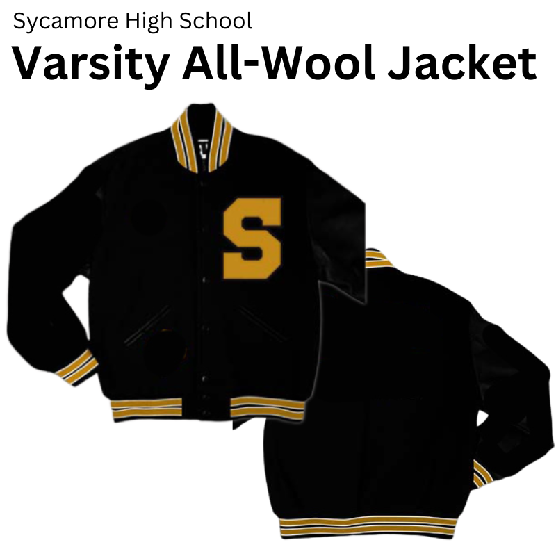 Varsity All-Wool Letter Jacket - Sycamore High School
