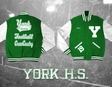 Load image into Gallery viewer, York High School Letter Jacket
